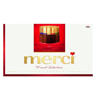 merci Finest Selection Große Vielfalt Schokoladen Spezialitäten 400g