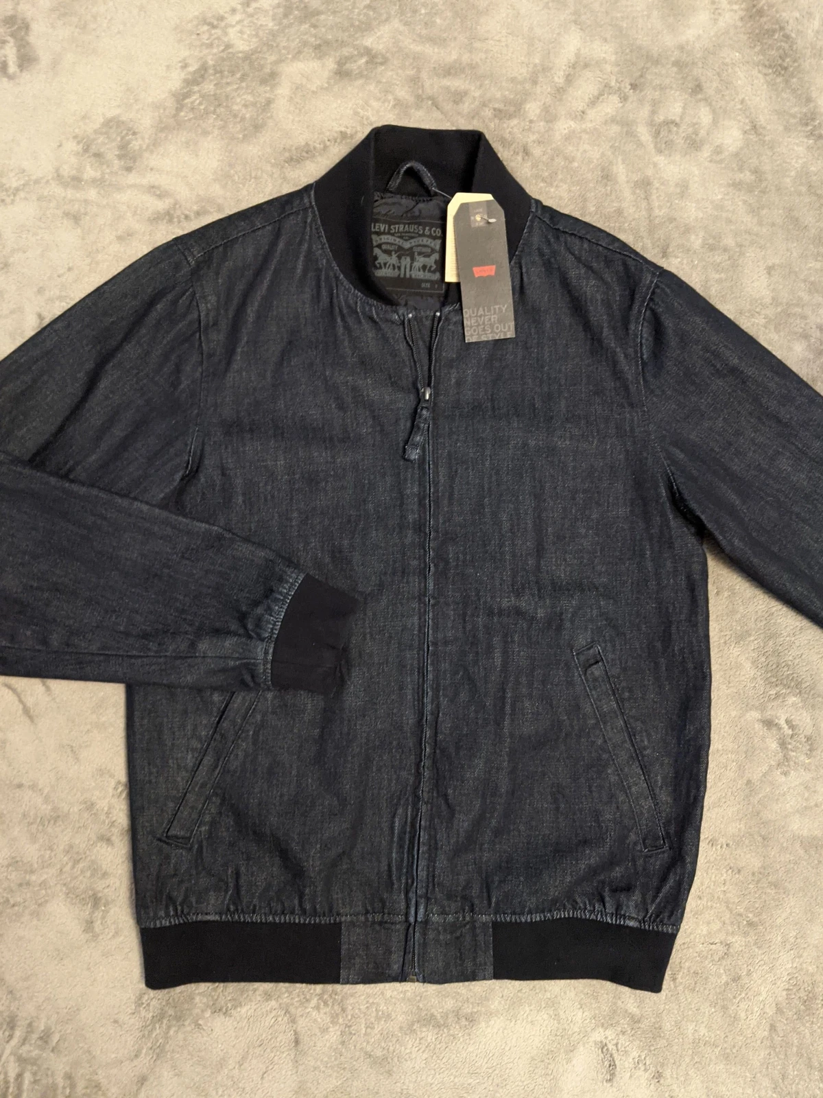 Levi's Denim Bomber Jacket - Small - New With Tags