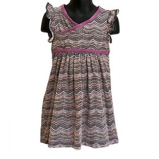 Tea Collection Girl's Fire Country Dreaming Wrap Neck Dress Size 4