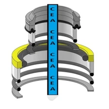 11711451 Hydraulic Cylinder Seal Kit Fits Volvo MC110 MC110B MC80 MC80B MC90