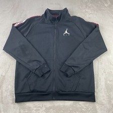 Nike Air Jordan Jumpman Tricot Tracksuit Jacket Black AQ2691-010 Men  s XL