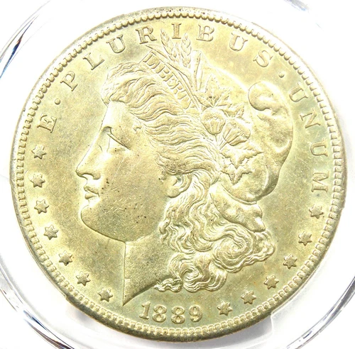 1889-CC Morgan Silver Dollar $1 Carson City Coin - Certified PCGS AU Details