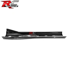 Fit 10-15 Chevy Camaro Side Skirts Extension IKON V3 Style Carbon Fiber Print PP