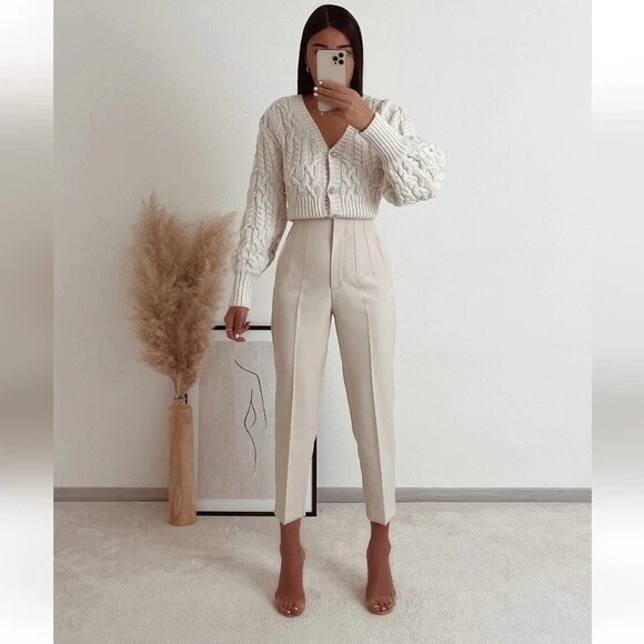 NWT Zara High-Waisted Pants