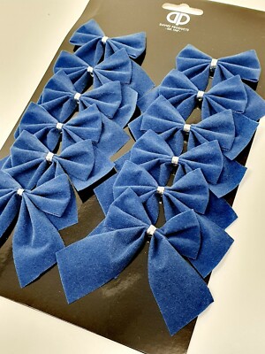 Lux Accessories 3-Piece Choker Set - Black Tattoo, Suede Velvet & Blue Cluster Necklaces, 12" Length