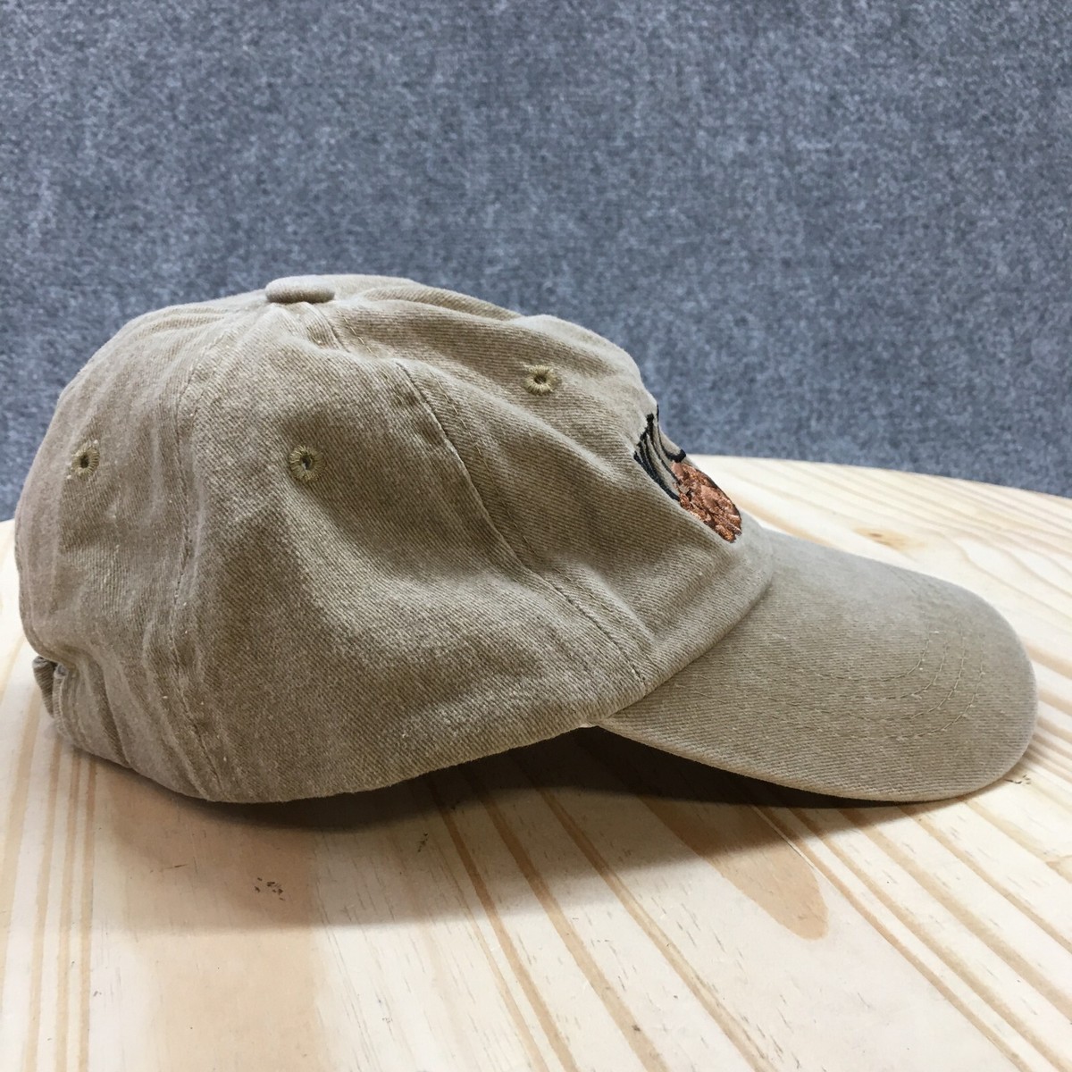 Wyoming Baseball Cap Youth Brown OS Adjustable Curved Brim