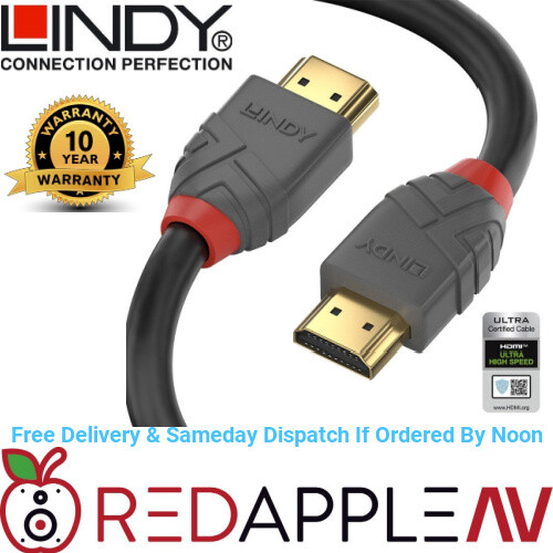 LINDY 37604 5m Ultra High Speed HDMI Cable, Gold Line - View #9