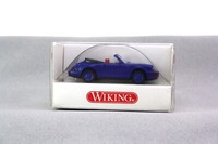Wiking H0 1:87 Porsche Cabrio Blau 165 03 21 Neu Nos Ovp