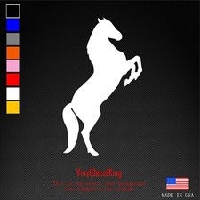 Standing Horse Vinyl Die Cut Car Decal Sticker - FREE SHIPPING