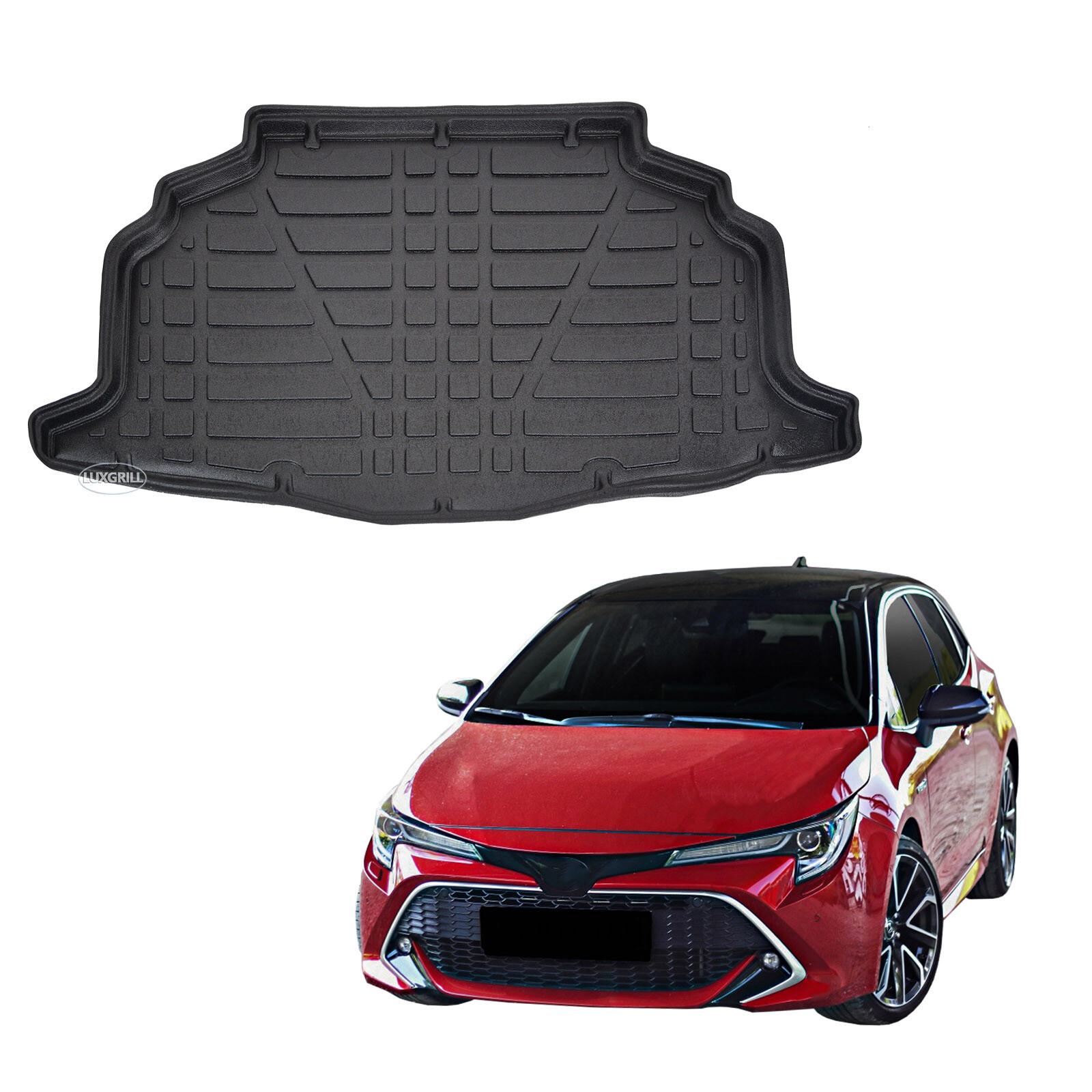 Tapis de coffre Toyota Corolla Hybride pour sorties famille et transport chien