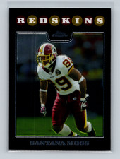 2008 Topps Chrome Santana Moss #TC90 Washington Redskins