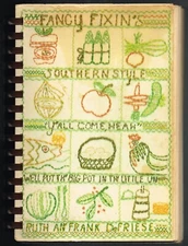 SIGNED Fancy Fixin's Southern Style Ruth & Frank DeFriese Gatlinburg Tn cookbook