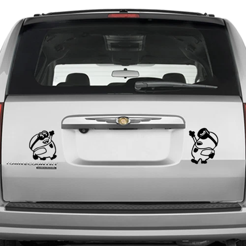 Minions Decal For Macbook Laptop Car Window Bumper Die Cut Wall Decor Sticker - Image 4 of 4