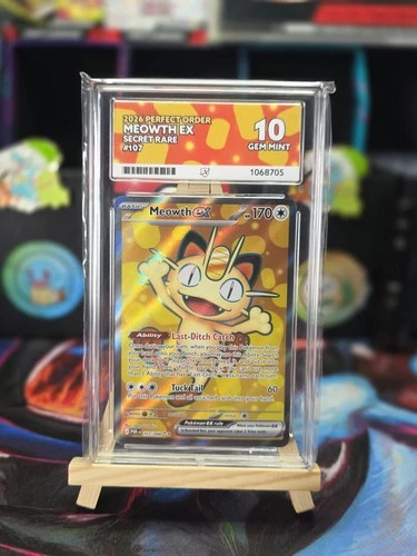 The Meowth ex (107/088) card is an Ultra Rare from Perfect Order. Ace 10