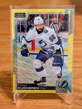 🔥NIKITA KUCHEROV🔥NEON YELLOW SURGE 2020-21 O-PEE-CHEE PLATINUM