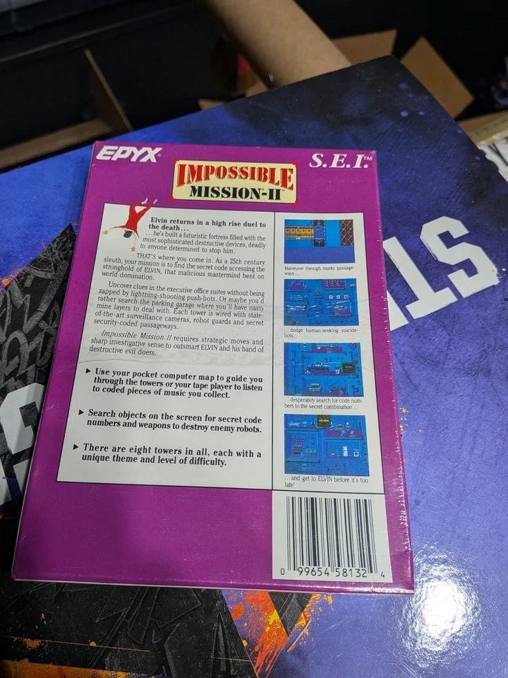 Impossible Mission II (Nintendo Entertainment System, 1990) New, Sealed - Image 2 of 4