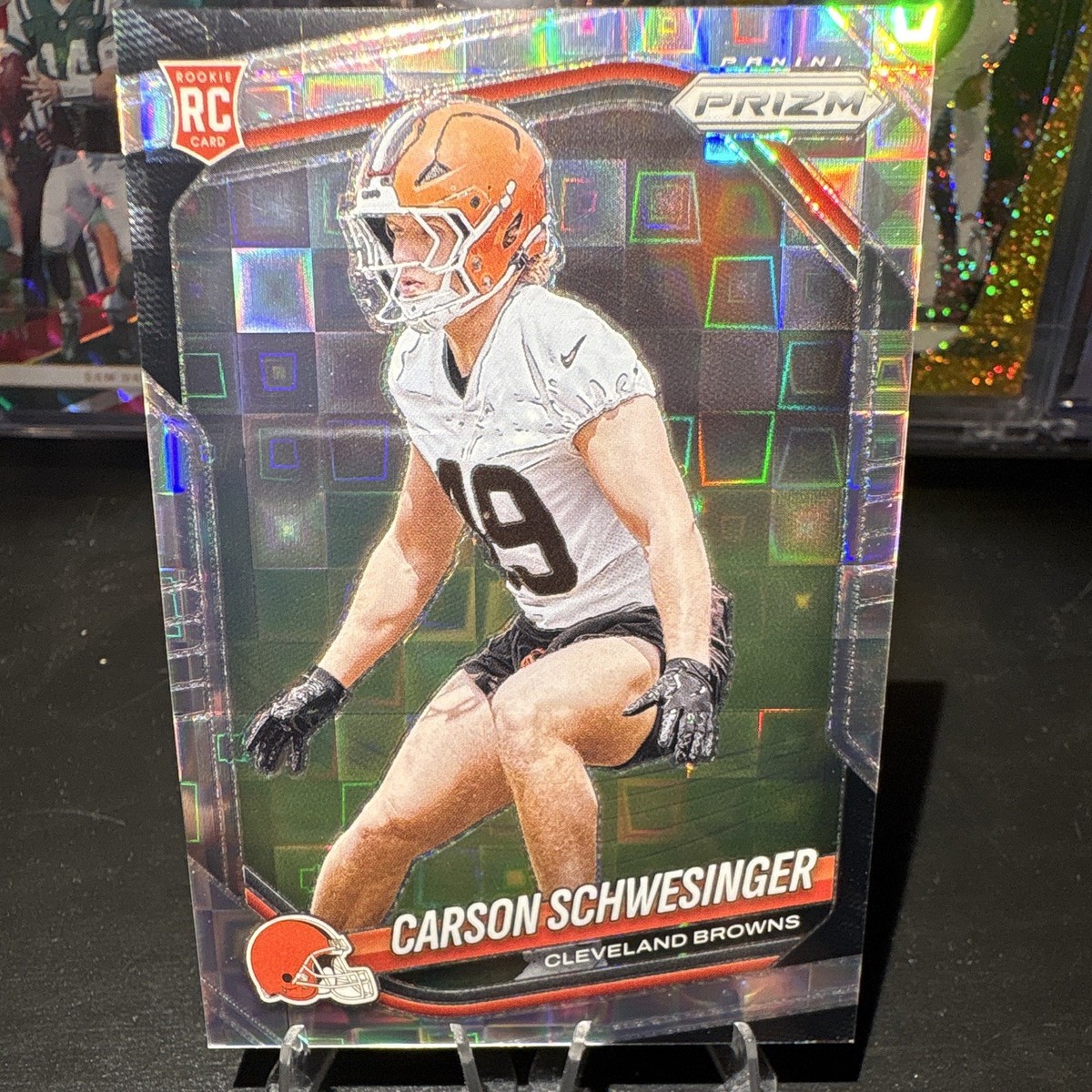 2025 Panini Prizm - Rookies Carson Schwesinger #384 Pandora Prizm
