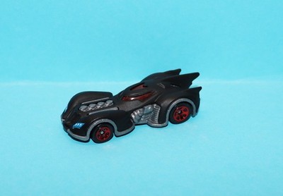 Hot Wheels Batmobile schwarz matt rote Räder TM & DC Comics  2010 Mattel #4