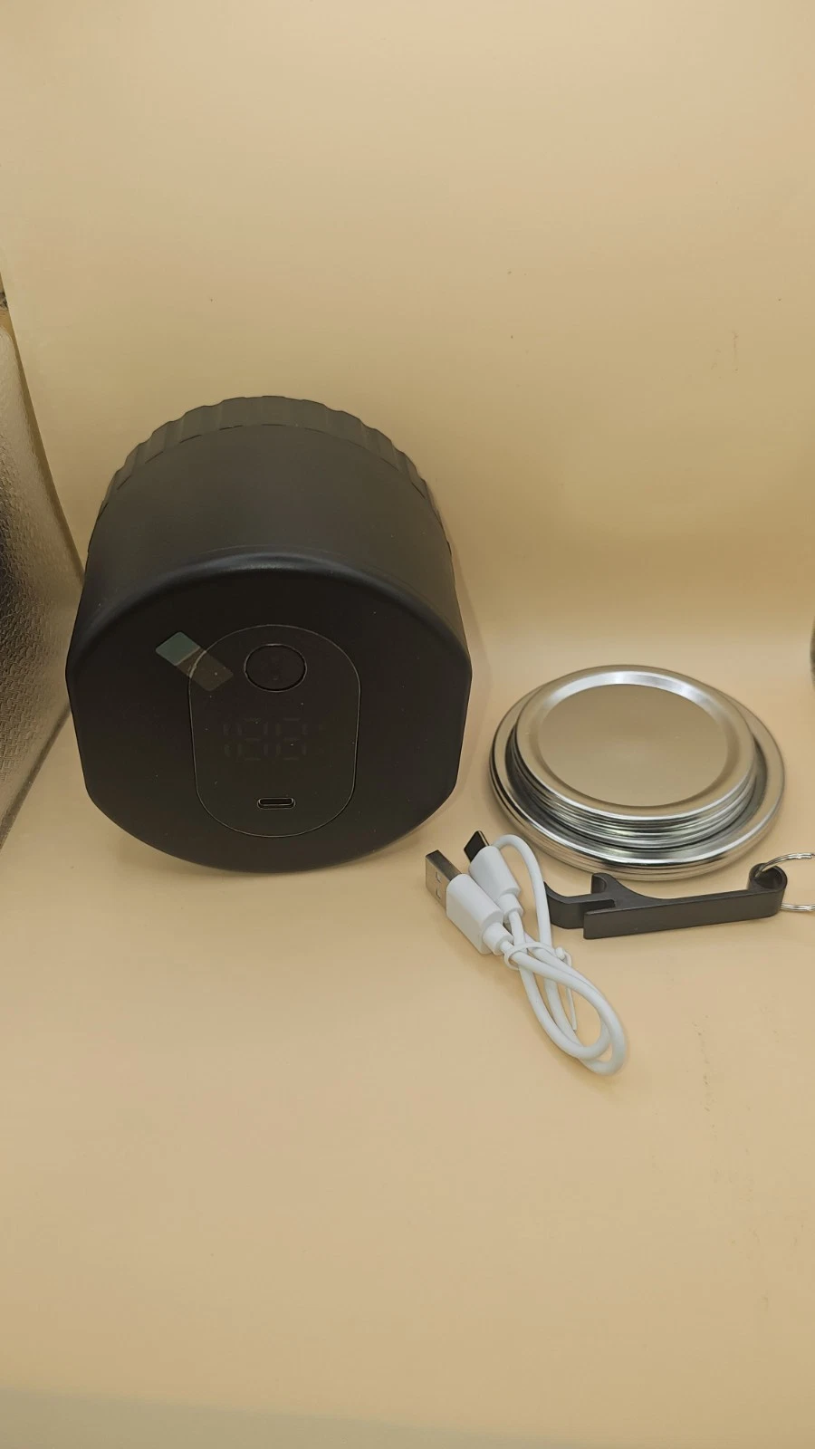 Electric Mason Ever Jar Vacuum Sealer Kit for Wide Mouth & Regular Mouth Jars