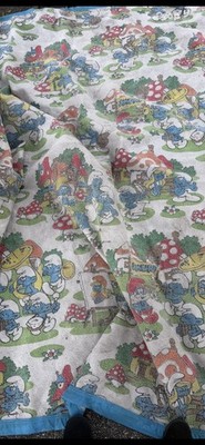 Smurfs Cartoon Character Design Multicolor Bedroom Flat Collectible vintage 1970