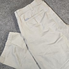 Columbia Pants Mens 40 Khaki Chino Straight Leg Flat Front Outdoor Pockets