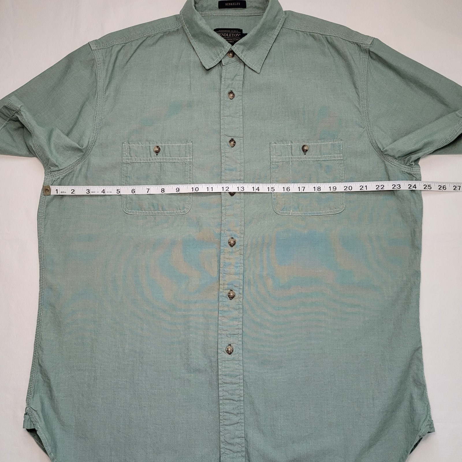 Pendleton Berkeley Button-Down Shirt Short Sleeve… - image 3