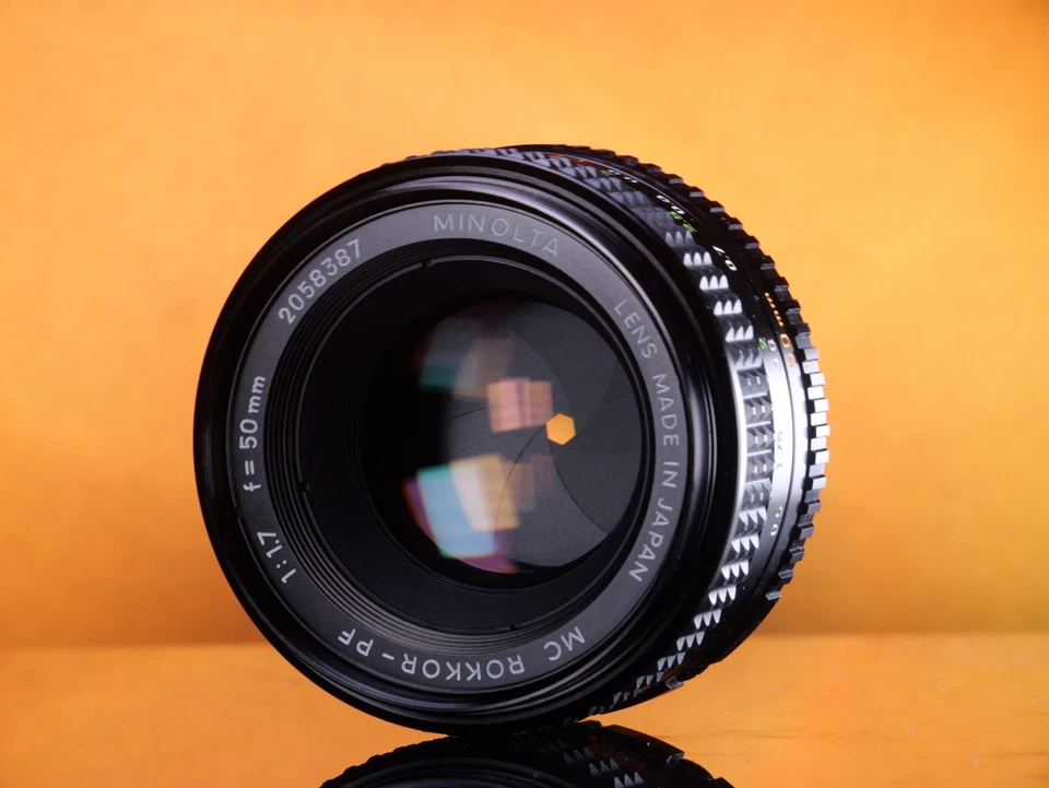 Minolta MC Rokkor-PF 50mm f/1.7 Prime Lens #2058387 - Image 3 of 4