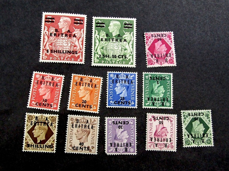 nystamps Great Britain Offices Abroad Africa Stamp # 14-25 MOGH U26y1346