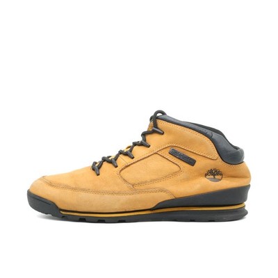 Timberland Herren A2979 Stiefel Gelb Leder Knöchelhoch Hiking Wanderschuhe EU 44