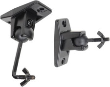 Videosecu Speaker Wall Ceiling Mount Bracket One Pair for Universal Satellite, F