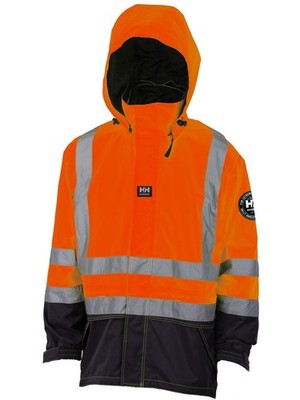 Helly Hansen Potsdam 71274 3XL Orange Polyester ANSI Class 3 HiVis 3-in-1 Jacket