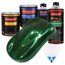 Restoration Shop-British Racing Green Metallic Urethane Basecoat with Clearcoat
