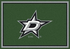 8x11 Milliken Dallas Stars 1091 Sports NHL Spirit Area Rug - Approx 7'8"x10'9"