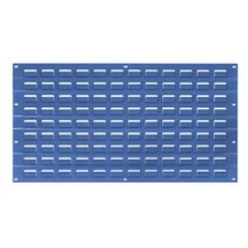 Global Industrial Louvered Wall Panel 18x19 Blue Lot of 4