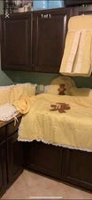 Yellow Bear  8 Piece Reversable Crib Set Nursery Sets Baby