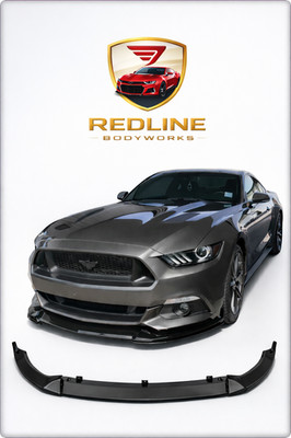 FRONTSPOILERLIPPE / CHIN SPOILER FÜR FORD MUSTANG 2015 - 2017 SCHWARZ MATT