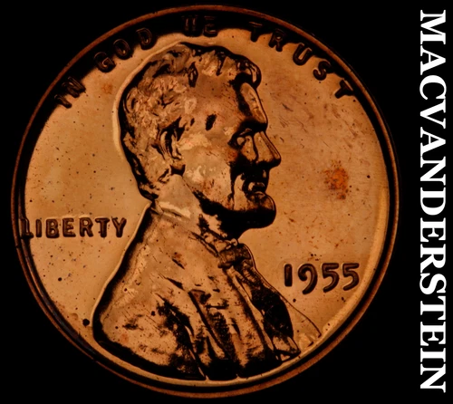 1955 Lincoln Wheat Cent- Choice Gem Proof Luster No Reserve #J2848