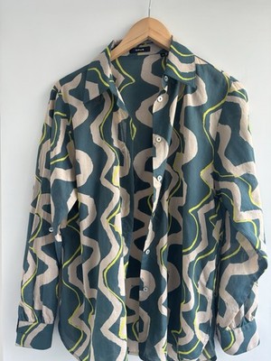 OPUS*transparente Bluse*Gr.36*oversized*TOPP!