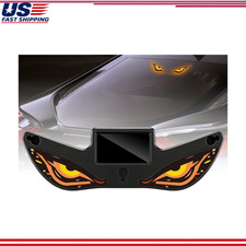 Solar Demon Eye LED Car Window Light, 6 Modes, Light Sensor, Solar/USB Powered,