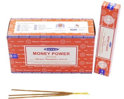 Satya Money Power Räucherstäbchen   Energie für Wohlstand & Erfolg