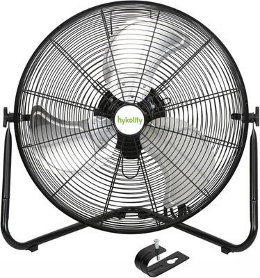 20'' High Velocity Floor Fan, 4600 CFM Heavy Duty Metal Wall Mount Fan with 3 Spe