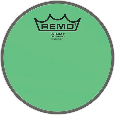 Remo Emperor Colortone Green Drum Head 6 in.