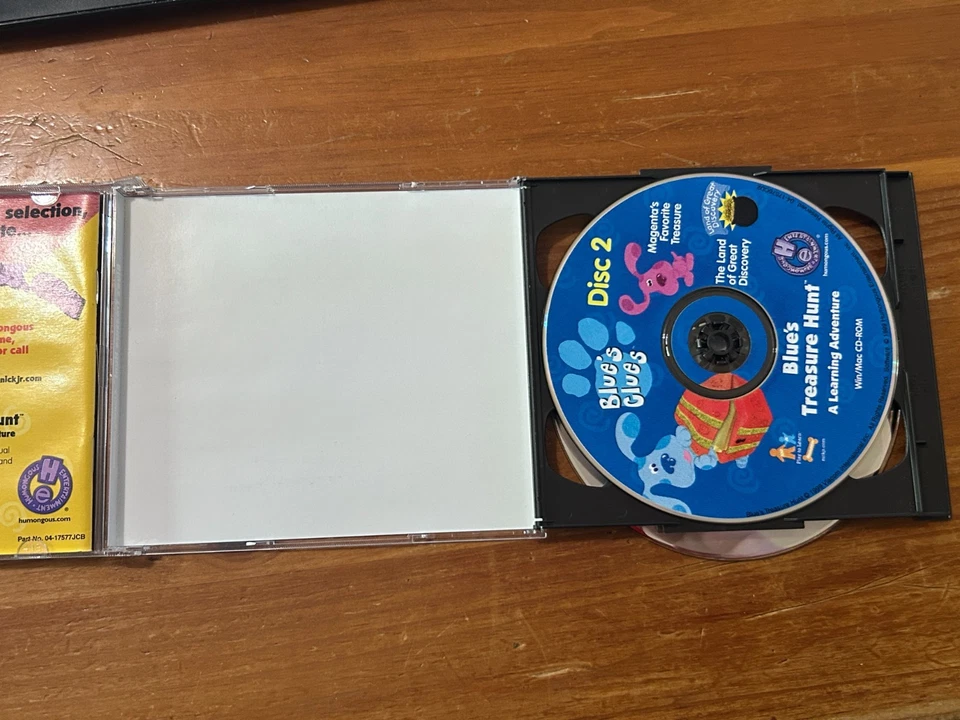 Blue's Treasure Hunt A Learning Adventure Cd-Rom PC Game Complete - Image 3 of 4