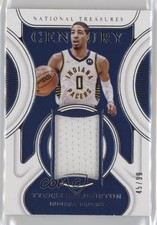 2021-22 Panini National Treasures Century Materials 45/99 Tyrese Haliburton zt7