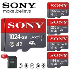 2TB Micro SD Memory Card Class High Speed TF Flash 1TB 512GB 256GB 128GB 64GB UK