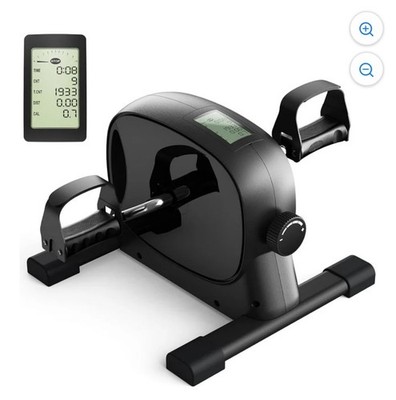 UPGO Mini Exercise Bike, Under Desk Bike Pedal Exerciser Portable Foot Cycle 