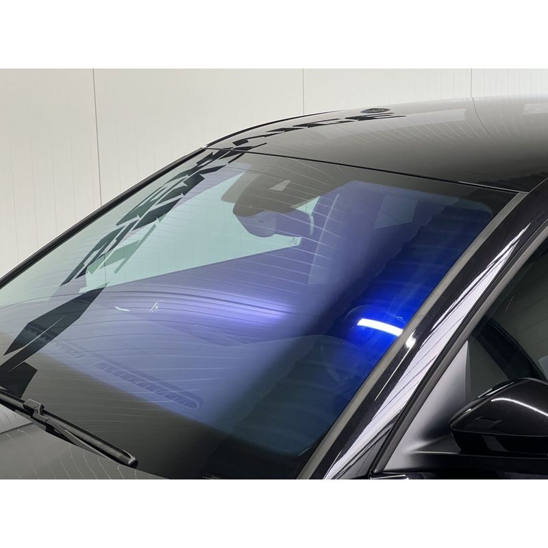 Sonnenschutz-Tönungsfolie 75x600cm – 1% VLT, Tiefschwarz Glänzend, Universell Für Auto-Fenster Tönungsfolie Auto 75x600cm