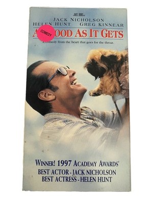 As Good as It Gets Movie (VHS, 1998) Jack Nicholson Helen Hunt Greg Kinnear