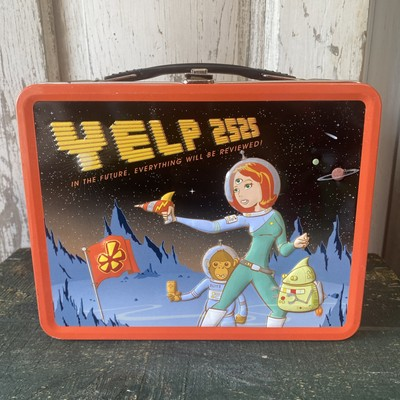#ad Yelp 2525 Metal Lunch Box w Thermos as seen on Big Bang Theory   $18.71