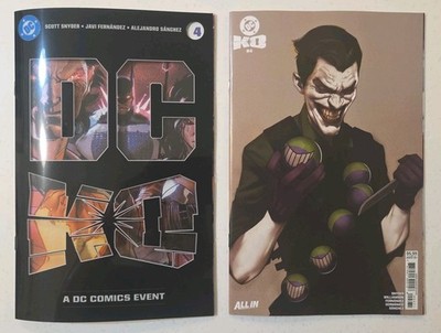 DC K.O. #4 (Of 5) Cover A Javier Fernández & Cover H Ben Oliver Face Off Variant